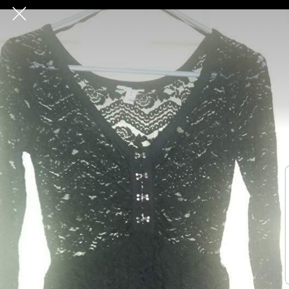 A Little Lace Black Bethany Mota Dress